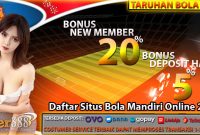 Daftar Situs Bola Mandiri Online 24 Jam